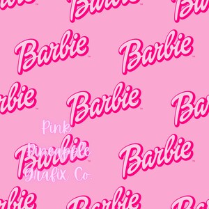 Digital Seamless File, Printable Paper, Repeating Pattern, Seamless, Doll Logo