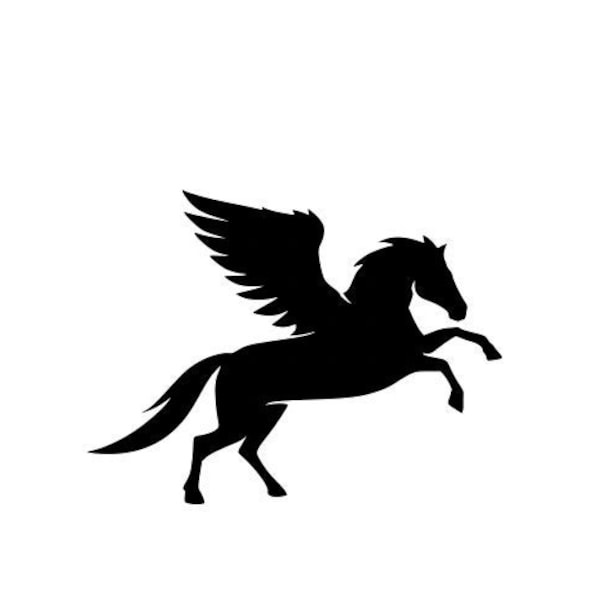 Pegasus Embroidery Pattern Instant Download pes pec vp3 exp dst jef txt svg