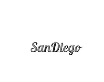 San Diego cursief lettertype borduurontwerp (digitaal bestand)