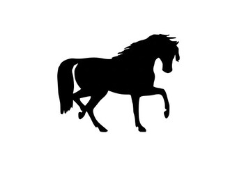 Borduurpatroon paard: eenvoudig downloaden (meerdere bestandstypen)