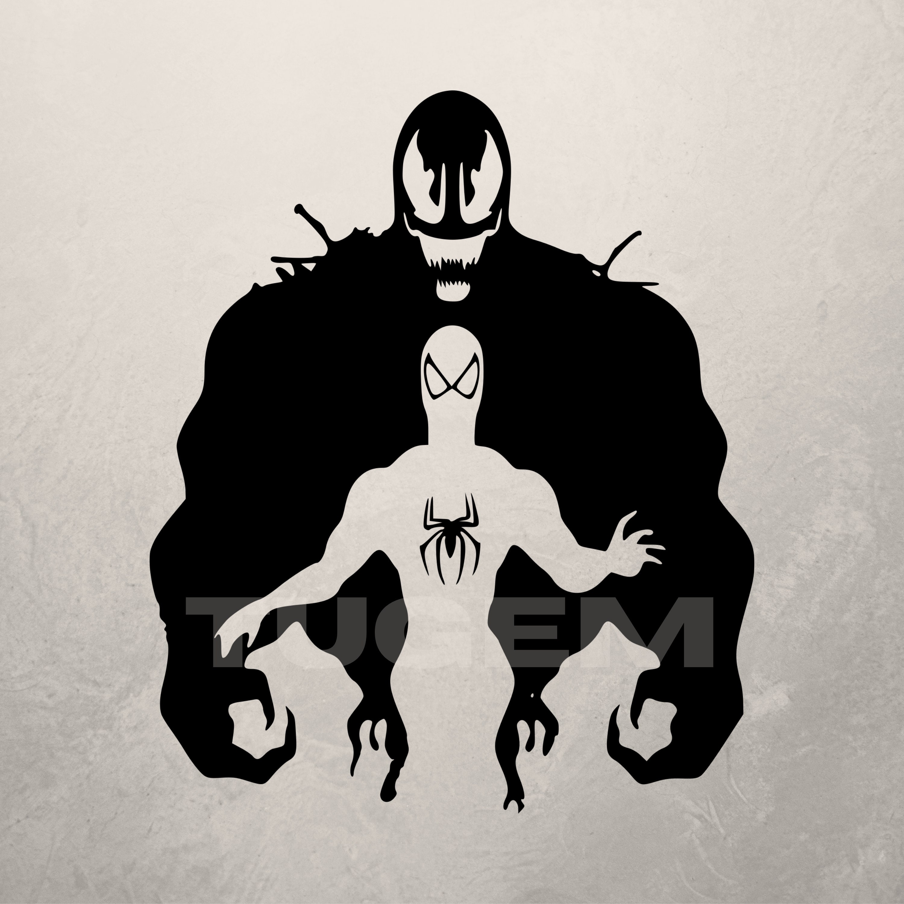 Venom Vs Spiderman Svg File Silhouette Venom Svg Vector - Etsy New Zealand