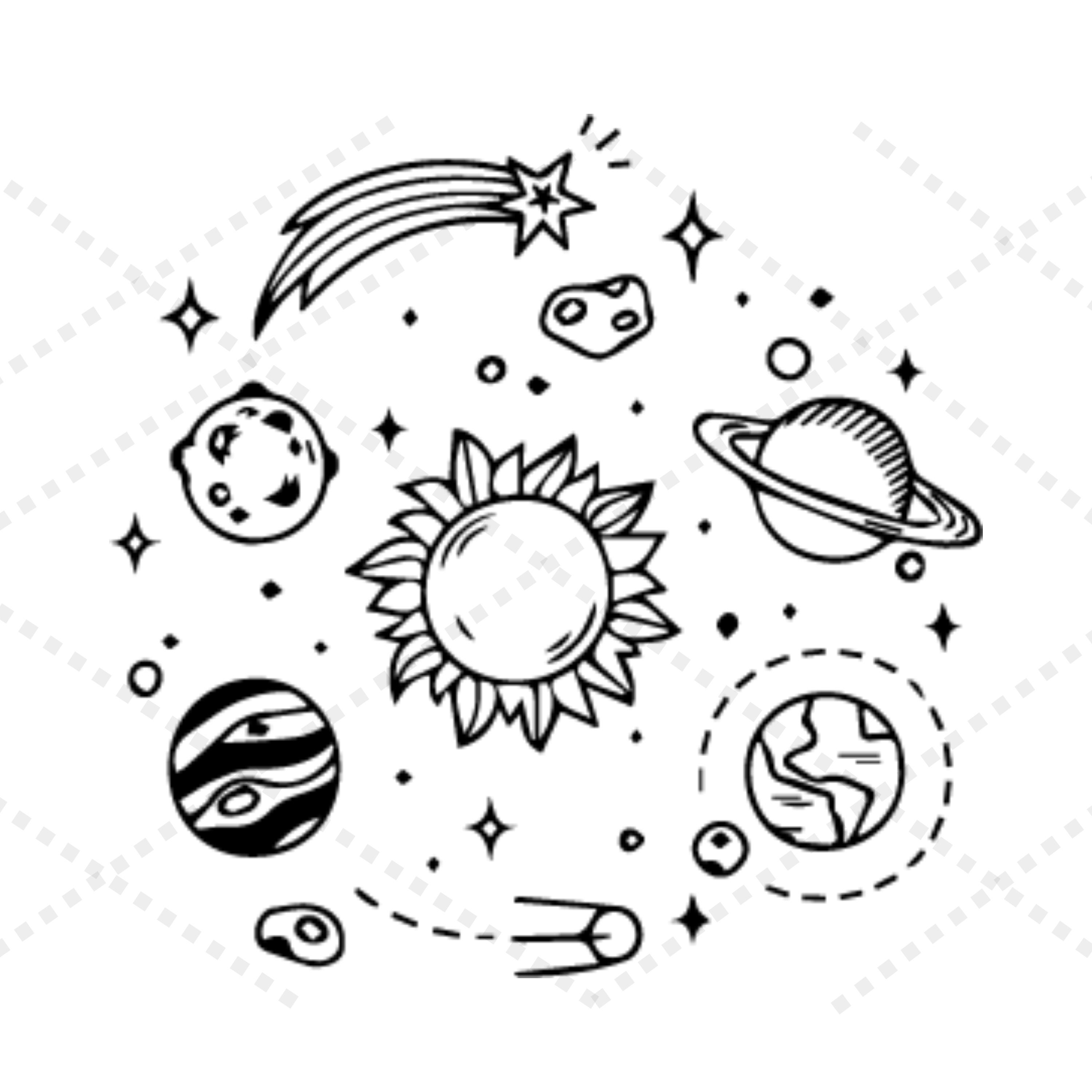Clipart Planets And Stars