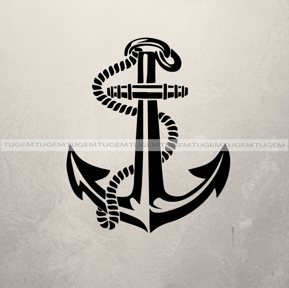 Anchor Svg Nautical Design Svg File for Cricut Digital Etsy