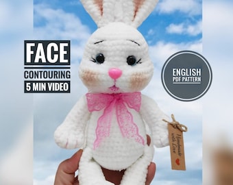 Crochet Bunny Amigurumi Pattern: Easter Plushie Rabbit (English PDF)