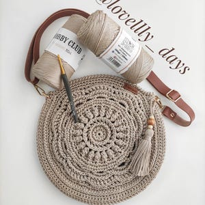 Crochet Round Bag English Patterns