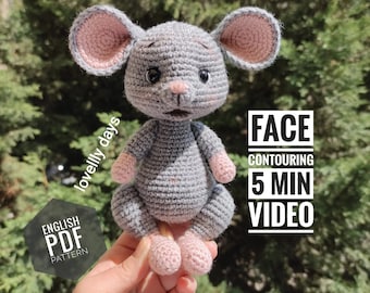 Kleine Mäuse Remy und Mia English Pattern, Mäuse-Muster, Maus Häkelmuster, Amigurumi Mäuse, PDF Muster, Häkelmuster Tier,Amigurumi