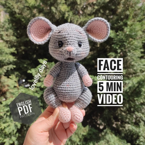 Little Mice Remy and Mia English Pattern, Mice Pattern, Crochet Mouse Pattern, Amigurumi Mice ,PDF Pattern ,Crochet pattern animal,Amigurumi