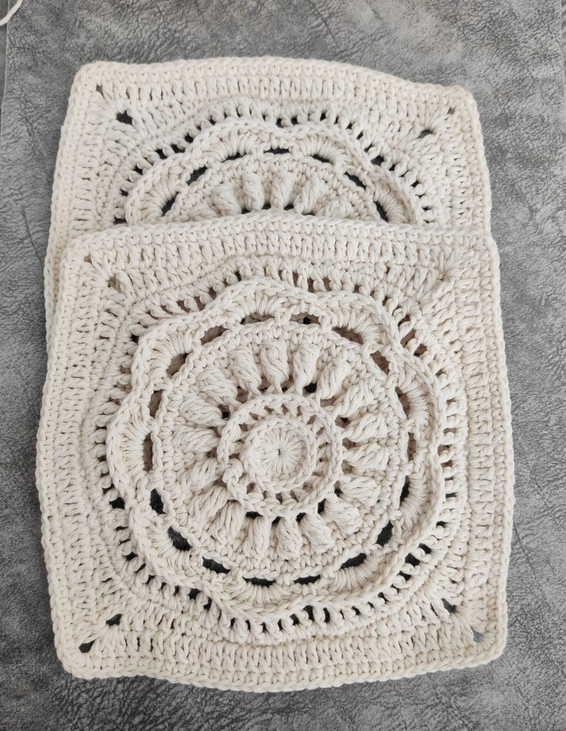 Crochet Crossbody Bag Pattern, Granny Square Crochet Pattern, Crochet Sunflower Purse Pattern, Crochet Shoulder Bag, Pattern Tutorial Video image 8