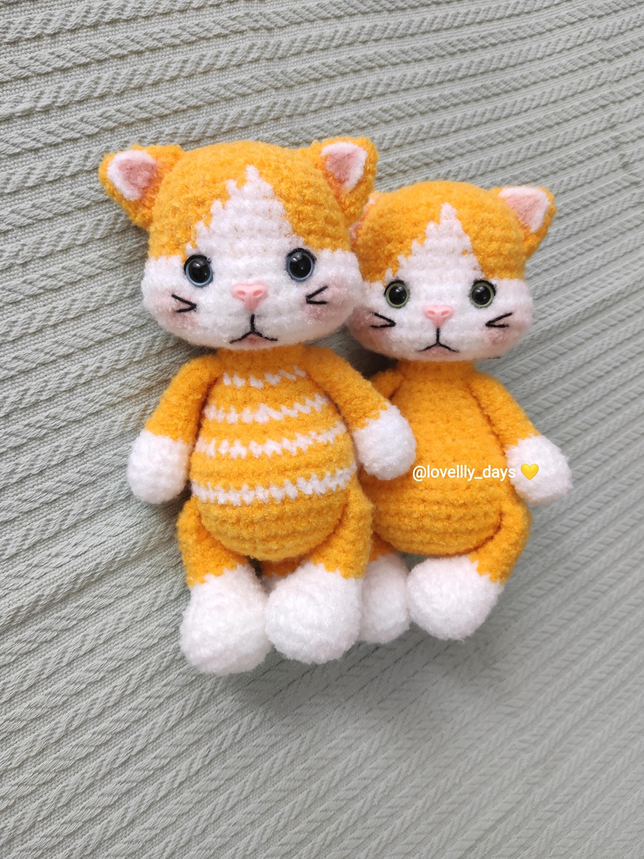 Gato De Peluche Interactivo Amarillo – Robot Animado Que Maúlla Y Hace 8 Movimientos, Juguete Táctil Para Bebés Y Niños De 12 Pulgadas