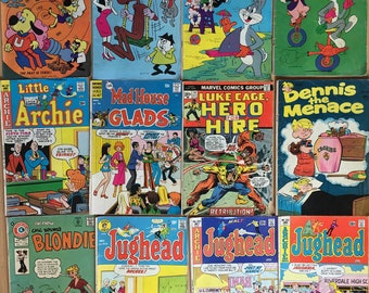 Lot of 12 comics from the seventies