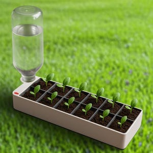Smart Self-Watering Seedling Starter Tray - Automatic Watering Seed Germination Kit