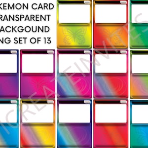 Modelos de cartões colecionáveis cartões yugioh cartões esportivos scout evento fundo transparente png conjunto de 13