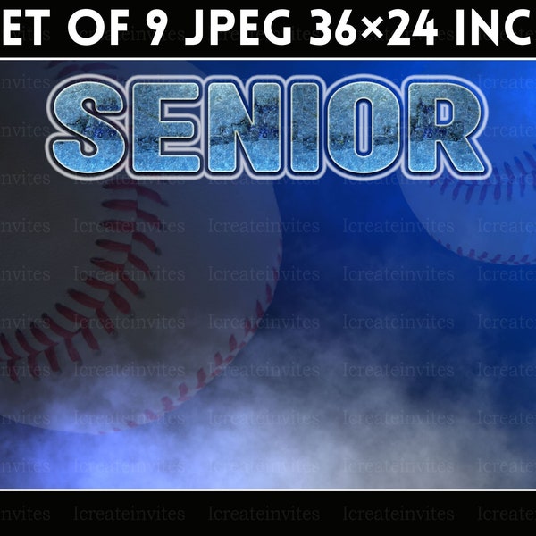 Smokey Baseball Background Etsy