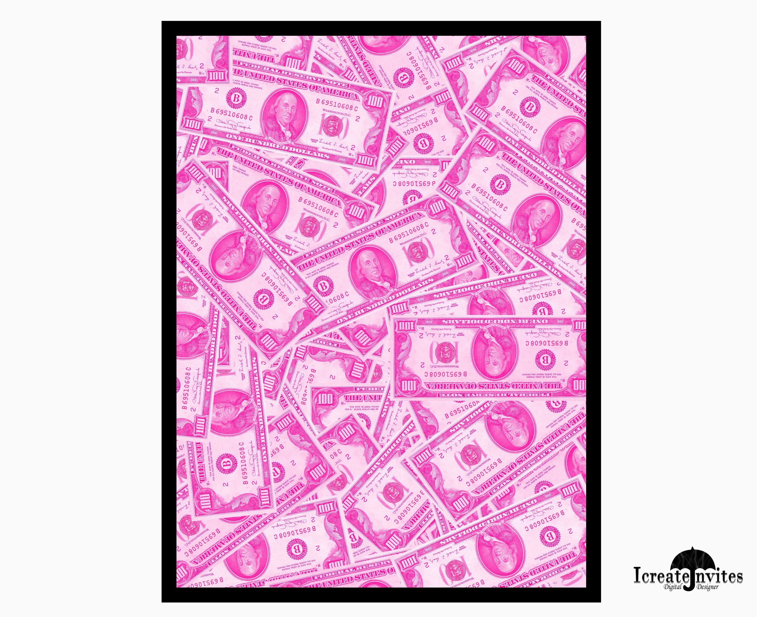Dripping LV Pink INSTANT DOWNLOAD print file PNG – BB Digital