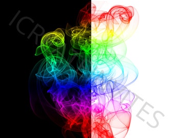 rainbow clipart smoke png