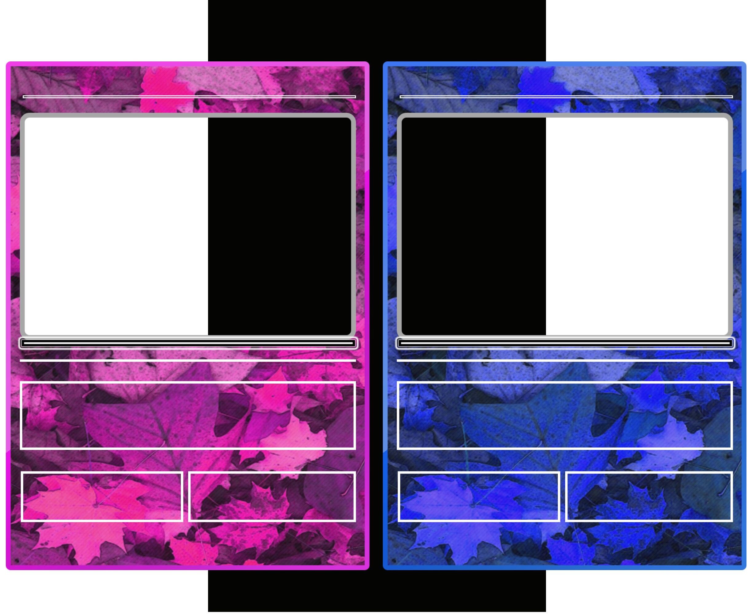 Blank Trading Card Template Transparent Background Png - Etsy Finland