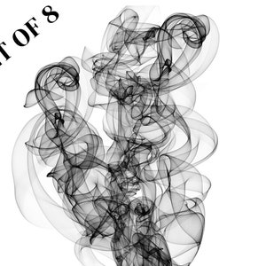 Black smoke clipart graphics png file with transparent background
