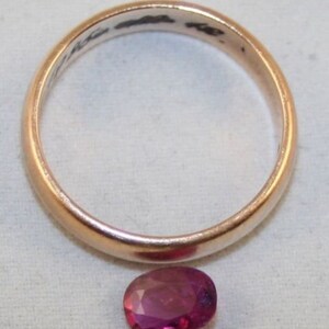 Natural Ruby Gemstone: 5x7 Oval Faceted Loose Ruby, 1.1ct