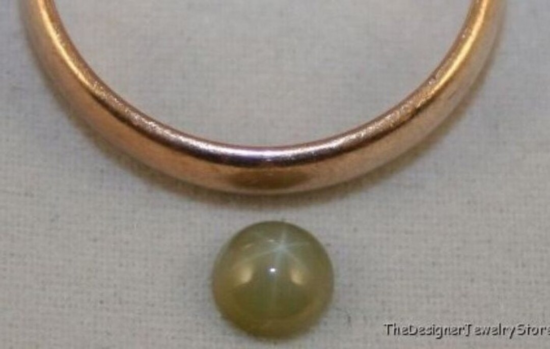 AAAA+ Lab-Created Green Star Sapphire Oval Cabochon Loose Gemstone – Top Quality Multiple Sizes 4x6mm To 20x30mm