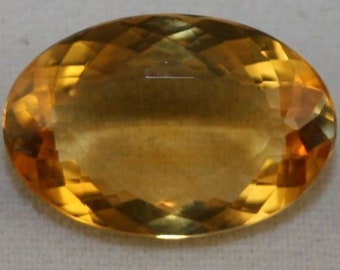 Naturalny złoty cytryn luzem 9x14 szlif owalny szlif 4,2ct kamień szlachetny Ci3o Ja1