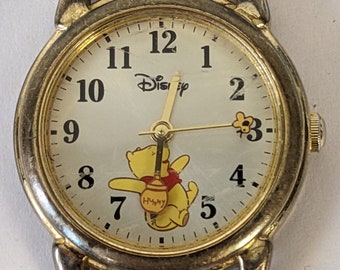 Vintage Seiko Walt Disney Winnie The Pooh Watch Working