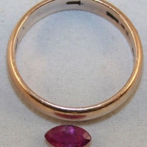 Natural Ruby Loose Gemstone 3.5x7mm Marquise Faceted 0.5ct Gemstone Jewellery Design and Jewellery Making Ru21 A4