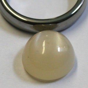 Natural Loose Moonstone 12x12mm Oval 6mm Bullet Shaped Cabochon 6.6ct Mu22o