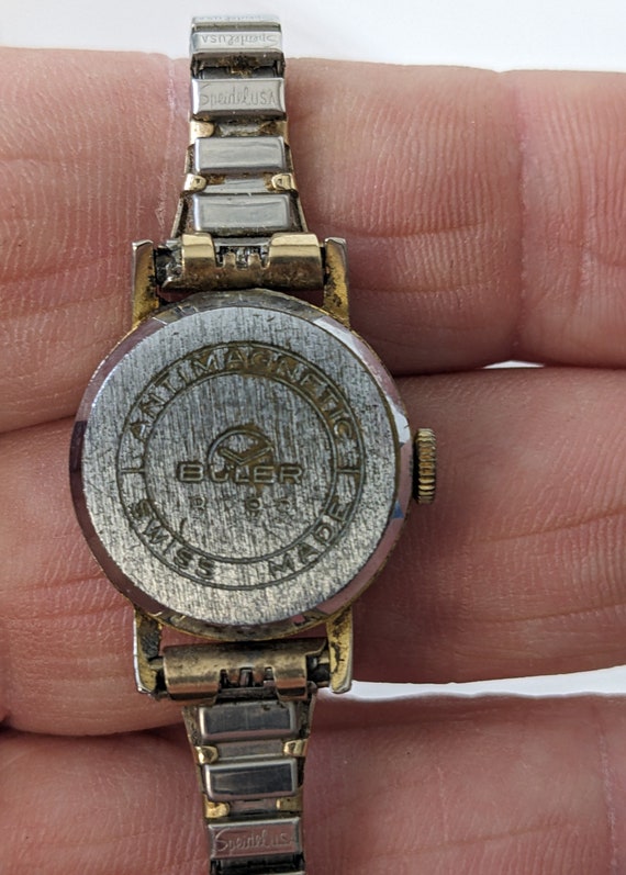 Vintage Swiss Buler Watch Not Working For Spares And … Gem