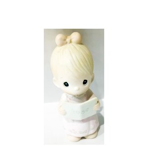 Figura de Precious Moments de 1978 "Dios comprende a un cachorro, perro, niño", 5 pulgadas - Excelente estado