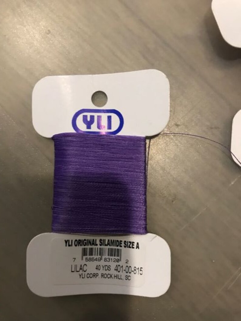 Lots of Colors Single 40 Yard Cards Silamide Thread Best Thread for