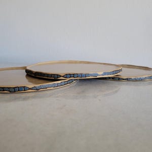 Plates. Ceramic plate set. 3 set plate.