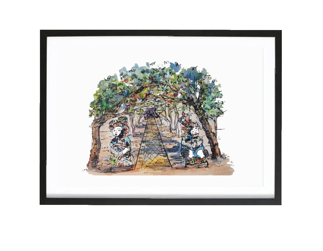 Tirage d'art A4 - Black House, Thaïlande