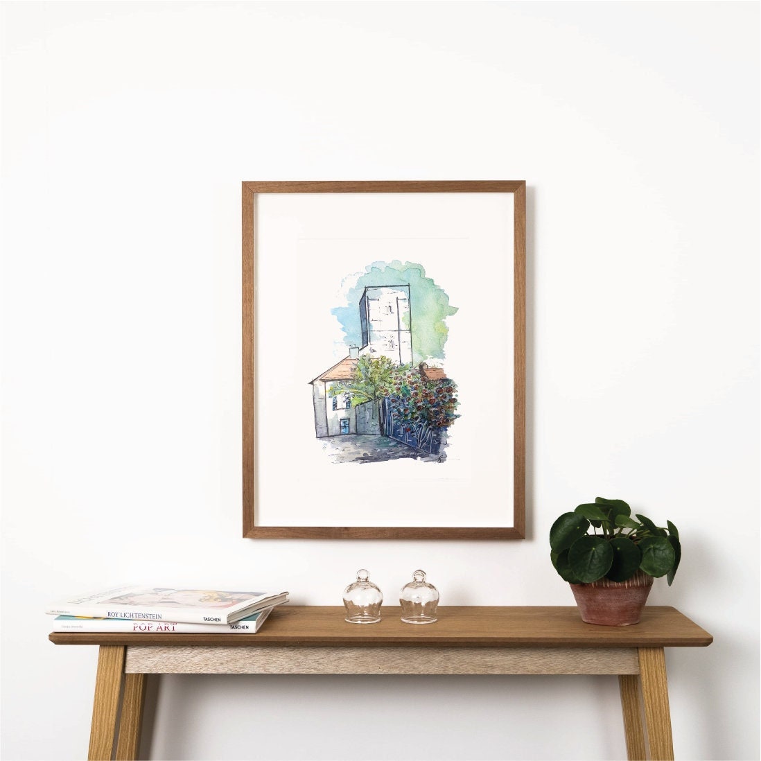 Tirage d'art A4 - La Tour Du Plô, St Yrieix La Perche