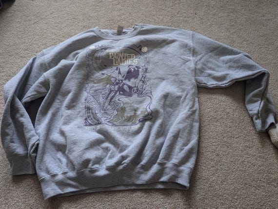 Meredith Devine painted ladies crew neck - image 1