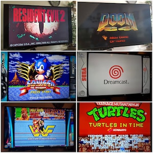 Retro gameconsole met meer dan 33.000 ingebouwde games Plug-in-and-play gamingsysteem Atari, Nintendo, Sega, Sony, Arcade enz afbeelding 1