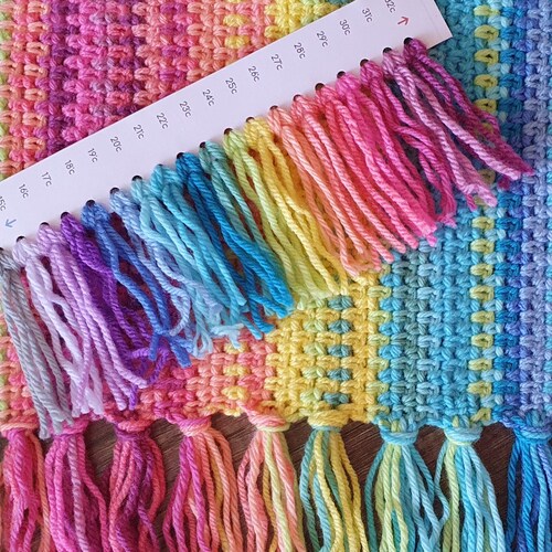 Highlow Temperature Blanket Digital Download Knitting Etsy