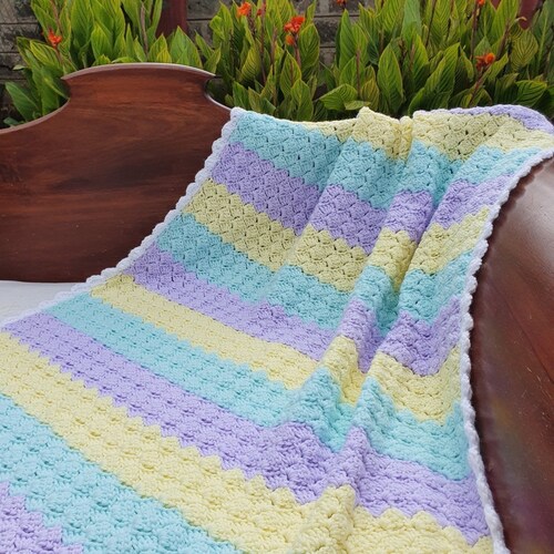 The Sober Granny Baby Blanket Easy to Follow Written Crochet - Etsy