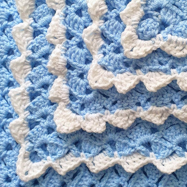 Easy Drunken Granny Crochet Border