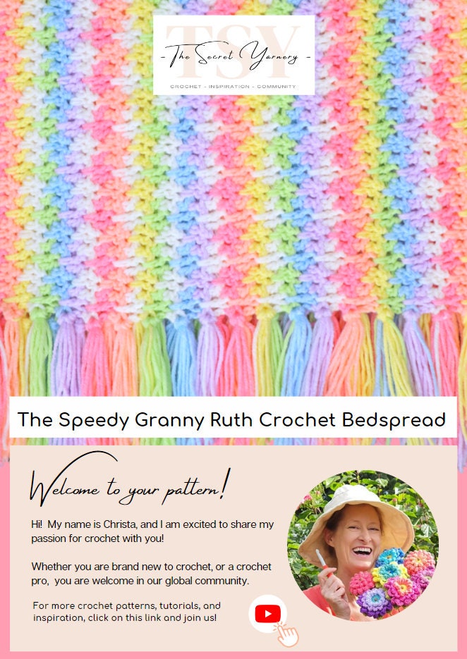 Spring Crochet Flower Bouquet - Secret Yarnery