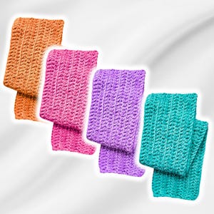 Beginner’s Bliss Scarf - Super Easy Crochet Scarf Pattern for Beginners - Quick DIY Cozy Winter Accessory - Beginner’s Crochet Scarf
