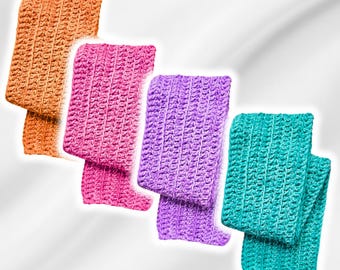 Easy Crochet Scarf Pattern: Beginner's Winter Accessory (Digital Download)
