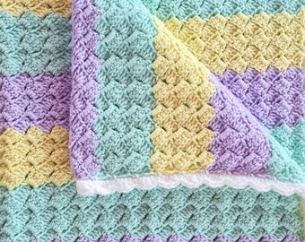 The Sober Granny Baby Blanket - Easy to Follow Written Crochet Pattern