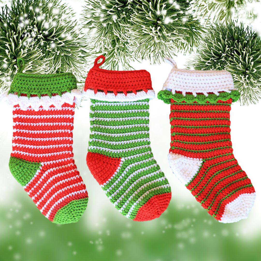 39 Christmas Stocking Crochet Patterns for Handmade Holiday Keepsakes 15 Easy Crochet Christmas Stockings Pattern: Beginner DIY