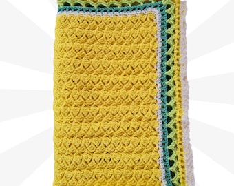 Crochet Baby Blanket Pattern: Pin Curl Granny Stitch (PDF Pattern)