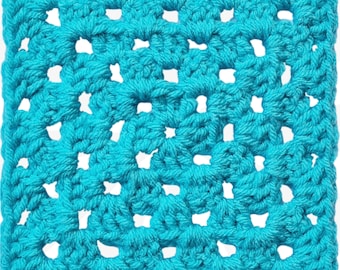 Easy Granny Square Crochet Pattern: Beginner Friendly Afghan Block (PDF Pattern)