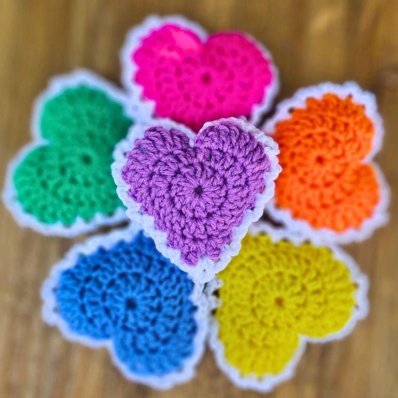 Easy Crochet Heart Pillow PDF Pattern Etsy