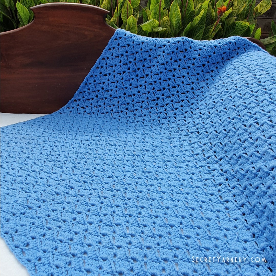 Drunken Granny Baby Blanket Easy to Follow Written Crochet Pattern Etsy