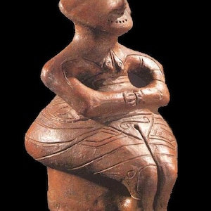 Venus of Pazardzik, Handcrafted Sandstone Figurine - Authentic Museum-Quality Replica of Prehistoric Art - Unique Handmade Design