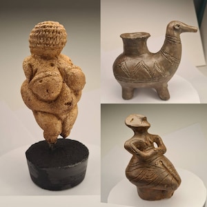Venus of Willendorf, Venus of Pazardzhik, Animalistic shaped Vasso