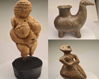 Venus of Willendorf, Venus of Pazardzhik, Animalistic shaped Vasso